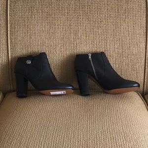 Coach black ankle boots